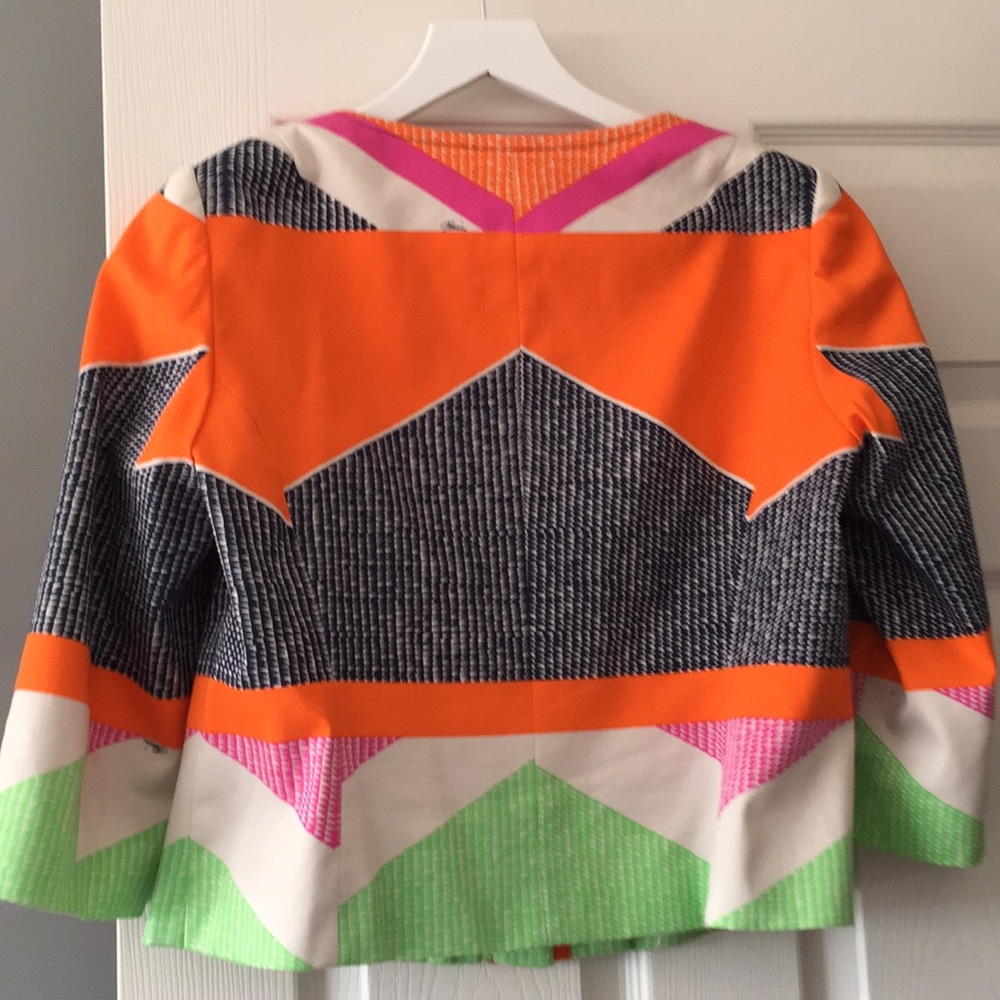 Multi Colored Suit Jacket - image 4